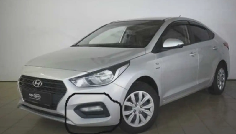 Противотуманные накладки от Hyundai Solaris